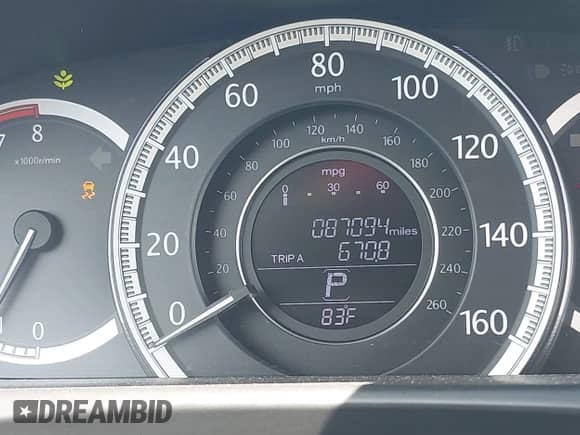 2015 Honda Accord EX-L with VIN 1HGCR2F89FA203453, listed as a IAAI auction lot 43130989 with 87,094 mi miles and . Bid and sale history available at DreamBid. Image 15.