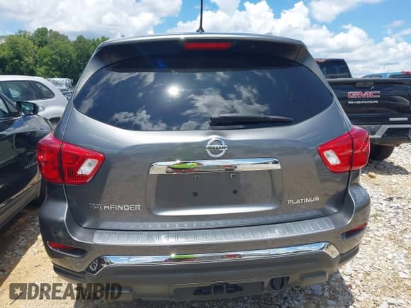 2018 Nissan Pathfinder S with VIN 5N1DR2MN0JC626023, listed as a IAAI auction lot 42740550 with 82,235 mi miles and . Bid and sale history available at DreamBid. Image 16.