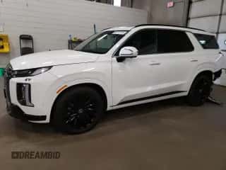 2024 Hyundai Palisade Calligraphy с VIN KM8R7DGE4RU681440, выставлен на аукционе Copart как лот 66773114 с пробегом 12 106 миль миль и Списание • Salvage title. История ставок и продаж доступна на DreamBid. Изображение 1.