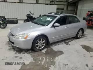 2003 Honda Accord EX with VIN 1HGCM66503A013791, listed as a Copart auction lot 84814825 with 202,027 mi miles and Salvage title. Bid and sale history available at DreamBid. Image 1.