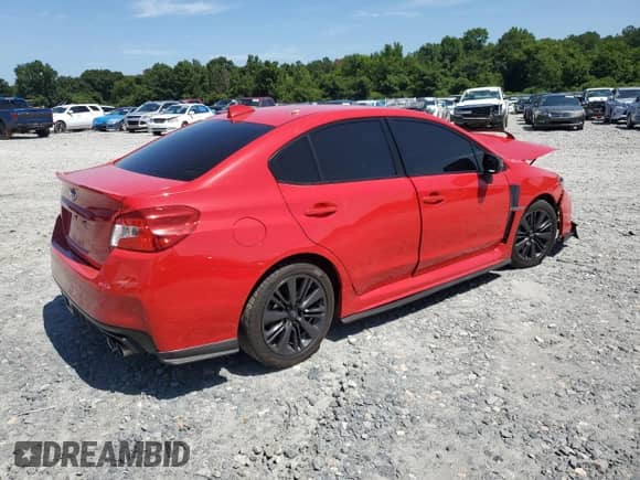 2020 Subaru WRX with VIN JF1VA1A60L9814215, listed as a Copart auction lot 64302775 with 66,967 mi miles and Salvage title. Bid and sale history available at DreamBid. Image 3.
