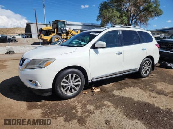 2015 Nissan Pathfinder S z VIN 5N1AR2MN9FC706138, wystawiony jako Copart lot #71506805 z przebiegiem 148 148 mil mil oraz Szkoda całkowita • Salvage title. Historia ofert i sprzedaży dostępna na DreamBid. Obrazek 1.