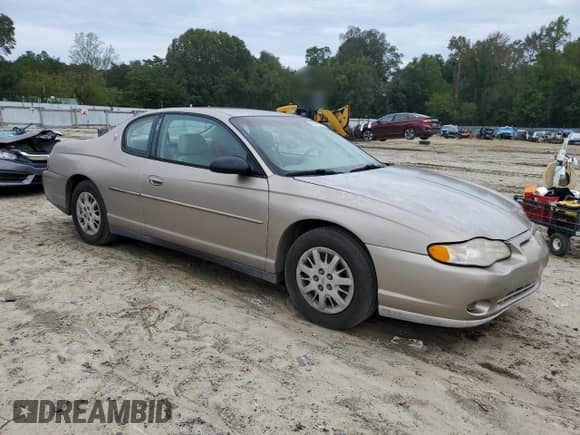 2002 Chevrolet Monte Carlo LS with VIN 2G1WW12E929139214, listed as a Copart auction lot 82096345 with Not provided miles and Salvage title. Bid and sale history available at DreamBid. Image 4.