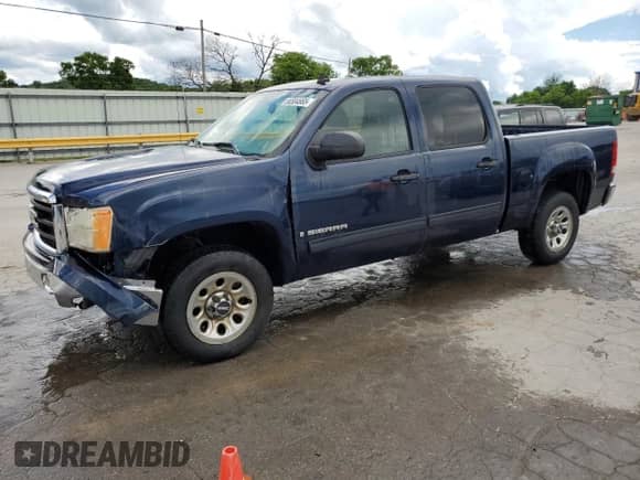 2007 GMC Sierra 1500 SLE1 z VIN 2GTEC13C971734191, wystawiony jako Copart lot #56504665 z przebiegiem 182 104 mil mil oraz Szkoda całkowita • Salvage title. Historia ofert i sprzedaży dostępna na DreamBid. Obrazek 1.