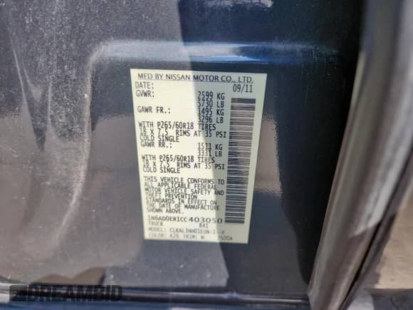 2012 Nissan Frontier SL с VIN 1N6AD0ER1CC403050, выставлен на аукционе Copart как лот 68429505 с пробегом 97 228 миль миль и Списание • Salvage title. История ставок и продаж доступна на DreamBid. Изображение 12.