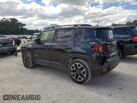 2018 Jeep Renegade Altitude with VIN ZACCJABB5JPJ66795, listed as a Copart auction lot 86684525 with 91,464 mi miles and Salvage title. Bid and sale history available at DreamBid. Image 2.