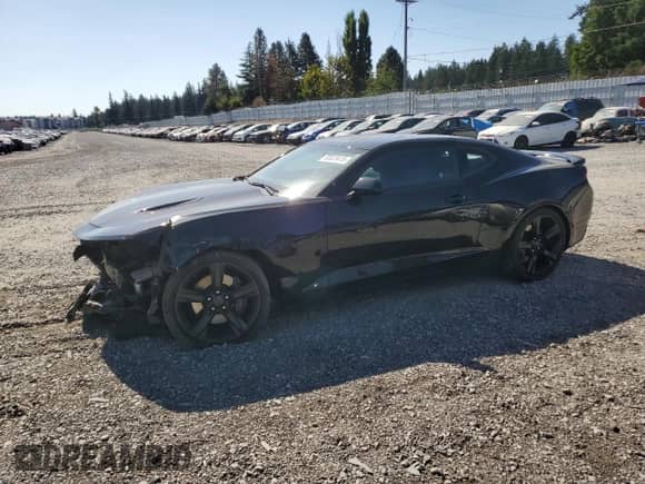 2017 Chevrolet Camaro 1SS with VIN 1G1FE1R79H0126170, listed as a Copart auction lot 80823415 with 33,694 mi miles and Salvage title. Bid and sale history available at DreamBid. Image 1.