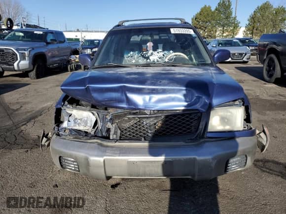 2001 Subaru Forester S with VIN JF1SF65501G713476, listed as a Copart auction lot 51933395 with 190,622 mi miles and Non repairable. Bid and sale history available at DreamBid. Image 5.