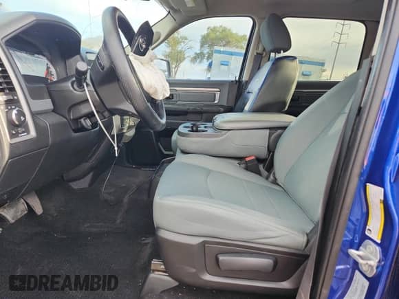 2015 Ram 1500 Express with VIN 3C6RR7KT0FG699509, listed as a Copart auction lot 81430545 with 54,797 mi miles and Salvage title. Bid and sale history available at DreamBid. Image 7.