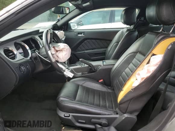 2014 Ford Mustang V6 with VIN 1ZVBP8AM9E5202508, listed as a Copart auction lot 63025315 with 75,123 mi miles and Salvage title. Bid and sale history available at DreamBid. Image 7.