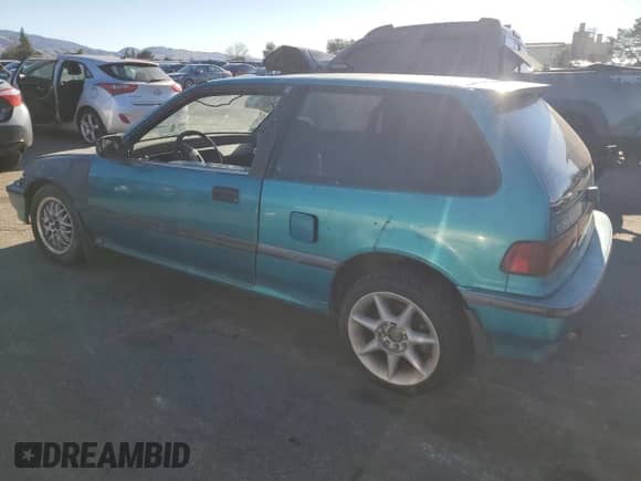 1991 Honda Civic с VIN 2HGED7366MH518166, выставлен на аукционе Copart как лот 87556605 с пробегом Не указан миль и Списание • Salvage title. История ставок и продаж доступна на DreamBid. Изображение 2.