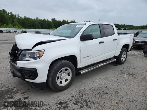 2021 Chevrolet Colorado 4WD Work Truck с VIN 1GCGTBEN3M1103841, выставлен на аукционе Copart как лот 62326145 с пробегом 67 192 миль миль и Списание • Salvage title. История ставок и продаж доступна на DreamBid. Изображение 1.