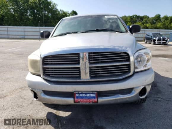 2007 Dodge 1500 SLT with VIN 1D7HA18P87J577554, listed as a Copart auction lot 58021155 with 239,567 mi miles and Salvage title. Bid and sale history available at DreamBid. Image 5.