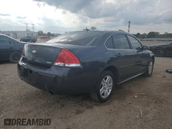 2012 Chevrolet Impala LT Retail with VIN 2G1WB5E32C1265590, listed as a Copart auction lot 82126795 with 112,755 mi miles and Salvage title. Bid and sale history available at DreamBid. Image 3.