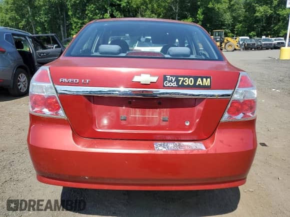 2007 Chevrolet Aveo LT z VIN KL1TG56647B190652, wystawiony jako Copart lot #68703045 z przebiegiem 131 700 mil mil oraz Szkoda całkowita • Salvage title. Historia ofert i sprzedaży dostępna na DreamBid. Obrazek 6.