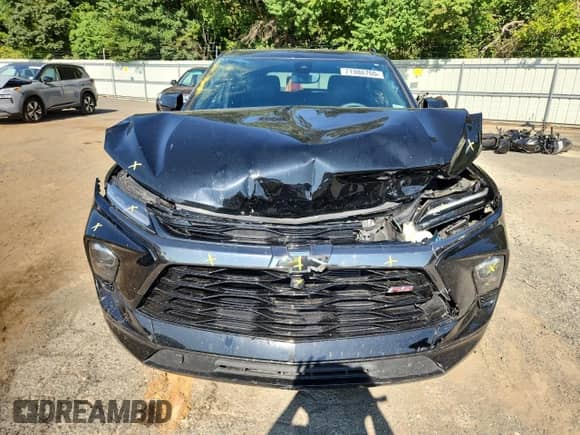 2024 Chevrolet Blazer RS with VIN 3GNKBKRS0RS265078, listed as a Copart auction lot 71986765 with 14,795 mi miles and Salvage title. Bid and sale history available at DreamBid. Image 5.