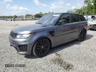 2016 Land Rover Range Rover Sport SVR with VIN SALWZ2EF3GA598168, listed as a Copart auction lot 57830945 with 122,995 mi miles and Clean title. Bid and sale history available at DreamBid. Image 1.