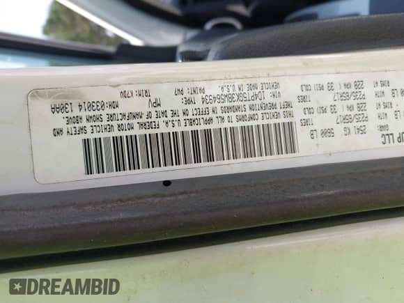 2011 Dodge Nitro SXT с VIN 1D4PT5GK3BW564934, выставлен на аукционе IAAI как лот 38615970 с пробегом 82 773 миль миль и . История ставок и продаж доступна на DreamBid. Изображение 9.