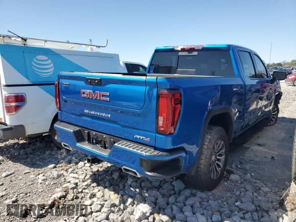 2022 GMC Sierra 1500 AT4 с VIN 1GTUUEET2NZ599492, выставлен на аукционе Copart как лот 50569945 с пробегом 21 786 миль миль и Списание • Salvage title. История ставок и продаж доступна на DreamBid. Изображение 3.