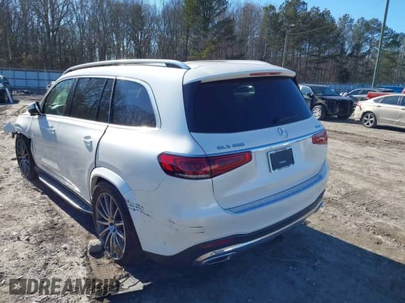 2023 Mercedes-Benz GLS 450 with VIN 4JGFF5KE7PA919217, listed as a IAAI auction lot 41385884 with 14,283 mi miles and . Bid and sale history available at DreamBid. Image 3.