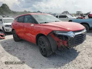 2021 Chevrolet Blazer LT с VIN 3GNKBCRS4MS583896, выставлен на аукционе Copart как лот 68912255 с пробегом 99 562 миль миль и Списание • Salvage title. История ставок и продаж доступна на DreamBid. Изображение 4.