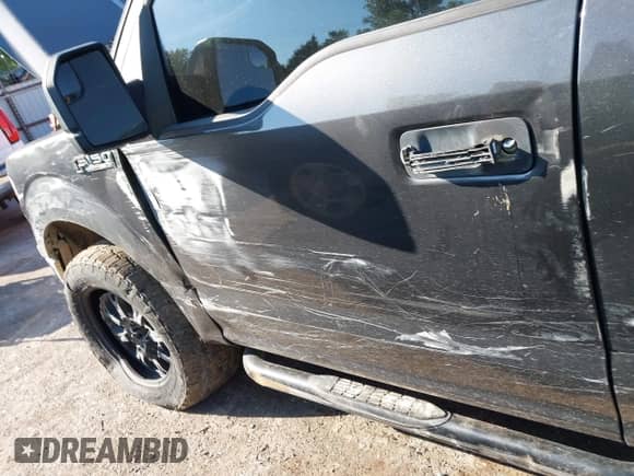 2020 Ford F-150 XL with VIN 1FTMF1E56LKE14743, listed as a IAAI auction lot 43120967 with 54,806 mi miles and . Bid and sale history available at DreamBid. Image 6.