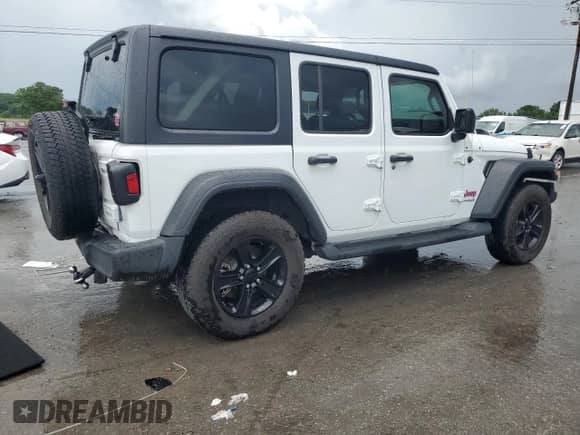 2022 Jeep Wrangler Unlimited Willys с VIN 1C4HJXDN9NW242045, выставлен на аукционе Copart как лот 59857985 с пробегом 34 970 миль миль и Списание • Salvage title. История ставок и продаж доступна на DreamBid. Изображение 3.