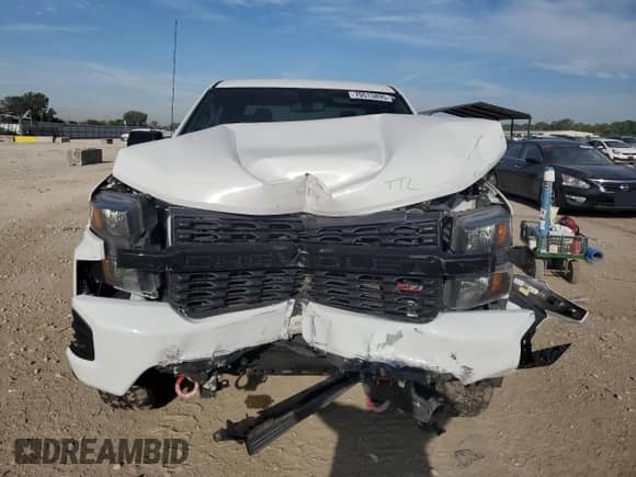 2020 Chevrolet Silverado 1500 Custom Trail Boss with VIN 3GCPYCEF7LG441016, listed as a Copart auction lot 70513895 with 69,626 mi miles and Salvage title. Bid and sale history available at DreamBid. Image 5.