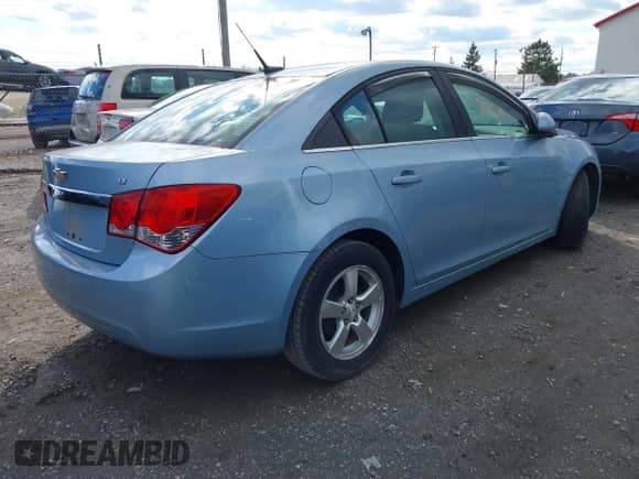 2012 Chevrolet Cruze 1LT with VIN 1G1PF5SC8C7280787, listed as a IAAI auction lot 41209922 with 161,258 mi miles and . Bid and sale history available at DreamBid. Image 4.