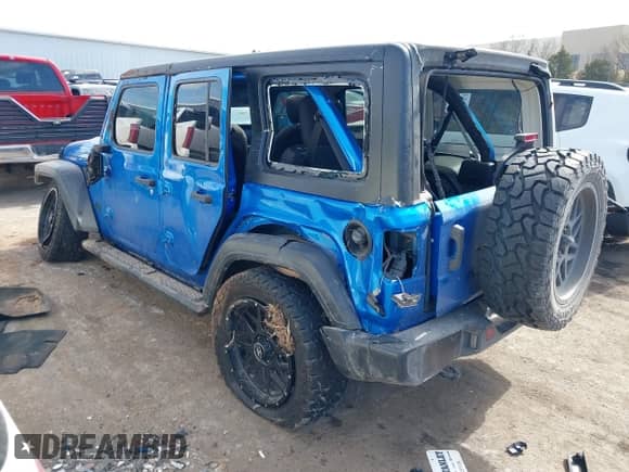 2023 Jeep Wrangler Sport S z VIN 1C4HJXDN6PW592915, wystawiony jako IAAI lot #41662077 z przebiegiem 43 129 mil mil oraz . Historia ofert i sprzedaży dostępna na DreamBid. Obrazek 3.