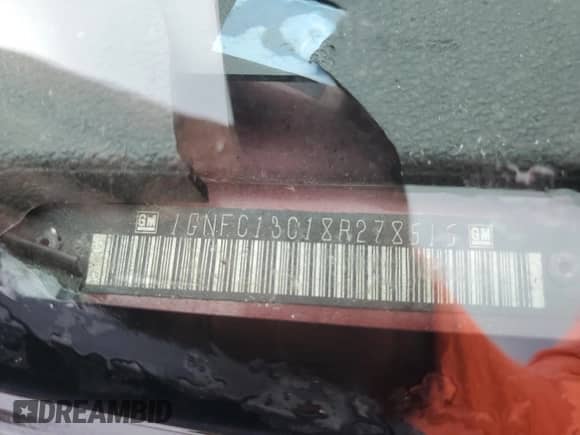 2008 Chevrolet Tahoe LS с VIN 1GNFC13C18R278515, выставлен на аукционе Copart как лот 82112995 с пробегом 153 140 миль миль и Чистый • Clean title. История ставок и продаж доступна на DreamBid. Изображение 13.