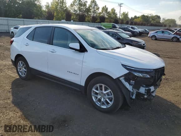 2024 Chevrolet Equinox LT с VIN 3GNAXUEG5RL363950, выставлен на аукционе Copart как лот 80347655 с пробегом 19 434 миль миль и Списание • Salvage title. История ставок и продаж доступна на DreamBid. Изображение 4.