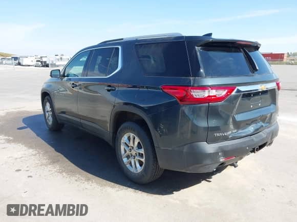 2018 Chevrolet Traverse LT Cloth with VIN 1GNEVGKW1JJ216797, listed as a IAAI auction lot 43323530 with 128,540 mi miles and . Bid and sale history available at DreamBid. Image 3.