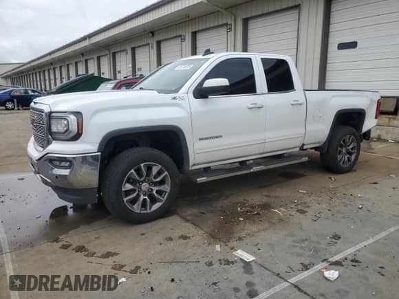 2018 GMC Sierra 1500 SLE z VIN 1GTV2MEC9JZ202522, wystawiony jako Copart lot #81724875 z przebiegiem 264 744 mil mil oraz Szkoda całkowita • Salvage title. Historia ofert i sprzedaży dostępna na DreamBid. Obrazek 1.