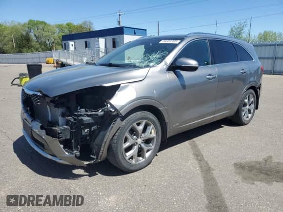 2016 Kia Sorento SXL с VIN 5XYPKDA12GG007771, выставлен на аукционе Copart как лот 56003395 с пробегом Не указан миль и Списание • Salvage title. История ставок и продаж доступна на DreamBid. Изображение 1.