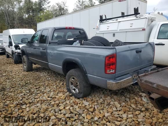 2004 Dodge 2500 SLT with VIN 3D7KU28C54G258982, listed as a Copart auction lot 81476665 with Not provided miles and Salvage title. Bid and sale history available at DreamBid. Image 2.