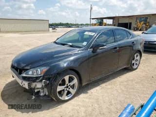 2011 Lexus IS 350 with VIN JTHBE5C27B5026717, listed as a Copart auction lot 67607955 with 57,889 mi miles and Clean title. Bid and sale history available at DreamBid. Image 1.