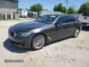 2021 BMW 5 Series 540i xDrive with VIN WBA73BJ03MWW90293, listed as a Copart auction lot 52913955 with 38,196 mi miles and Salvage title. Bid and sale history available at DreamBid. Image 1.