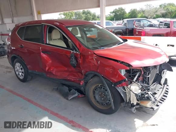 2016 Nissan Rogue SV with VIN 5N1AT2MN0GC774749, listed as a IAAI auction lot 43173621 with 185,777 mi miles and . Bid and sale history available at DreamBid. Image 1.