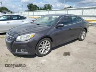 2013 Chevrolet Malibu LT with VIN 1G11E5SA2DF169571, listed as a Copart auction lot 70442665 with 126,149 mi miles and Salvage title. Bid and sale history available at DreamBid. Image 1.