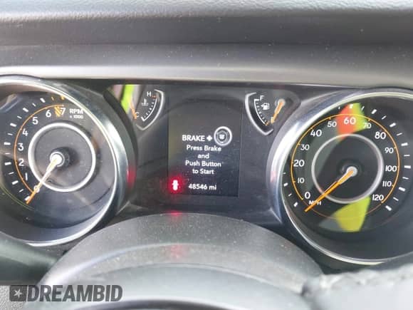 2022 Jeep Wrangler Unlimited Sport S with VIN 1C4HJXDG4NW176957, listed as a IAAI auction lot 42143113 with 48,546 mi miles and . Bid and sale history available at DreamBid. Image 7.