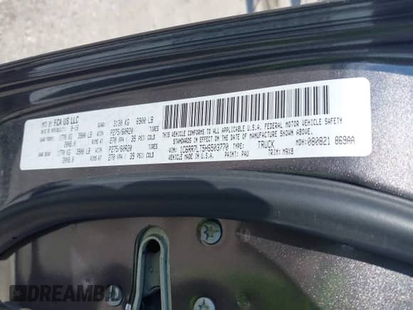 2017 Ram 1500 Big Horn z VIN 1C6RR7LT5HS503770, wystawiony jako IAAI lot #43354617 z przebiegiem 139 449 mil mil oraz . Historia ofert i sprzedaży dostępna na DreamBid. Obrazek 9.