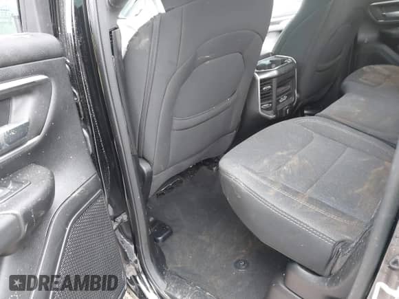 2022 Ram 1500 Big Horn with VIN 1C6SRFBT5NN138689, listed as a IAAI auction lot 42007451 with 55,504 mi miles and . Bid and sale history available at DreamBid. Image 8.