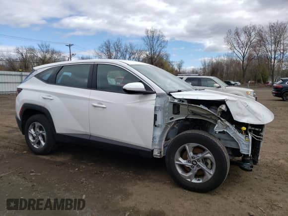 2023 Hyundai Tucson SE with VIN 5NMJACAE5PH247697, listed as a Copart auction lot 52155225 with 44,805 mi miles and Salvage title. Bid and sale history available at DreamBid. Image 4.