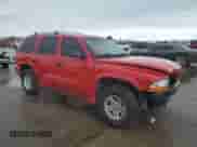 2001 Dodge Durango with VIN 1B4HS28N41F514423, listed as a Copart auction lot 45589335 with 52,124 mi miles and Salvage title. Bid and sale history available at DreamBid. Image 4.