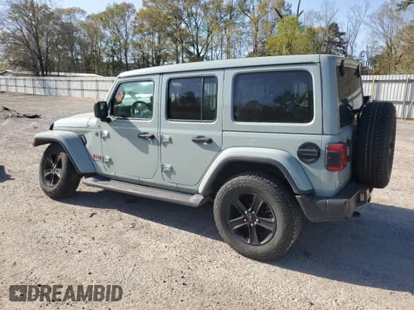 2023 Jeep Wrangler Sahara с VIN 1C4HJXEG6PW666964, выставлен на аукционе Copart как лот 49802085 с пробегом 49 714 миль миль и Списание • Salvage title. История ставок и продаж доступна на DreamBid. Изображение 2.