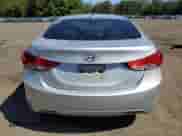 2013 Hyundai Elantra GLS with VIN 5NPDH4AE4DH416864, listed as a Copart auction lot 72017845 with 116,948 mi miles and Salvage title. Bid and sale history available at DreamBid. Image 6.