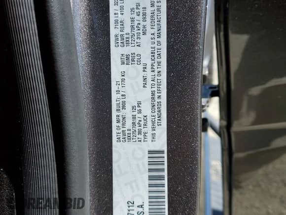 2022 Ram 1500 Rebel с VIN 1C6SRFLT4NN177112, выставлен на аукционе Copart как лот 53120965 с пробегом 26 238 миль миль и Списание • Salvage title. История ставок и продаж доступна на DreamBid. Изображение 14.