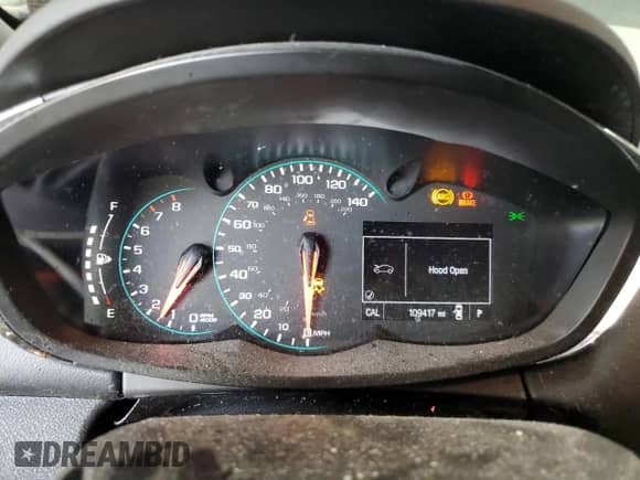 2019 Chevrolet Trax LS with VIN 3GNCJNSB3KL220736, listed as a Copart auction lot 80741315 with 109,417 mi miles and Salvage title. Bid and sale history available at DreamBid. Image 9.