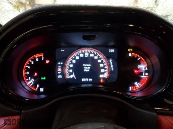 2021 Dodge Durango R/T with VIN 1C4SDJCT9MC866020, listed as a Copart auction lot 84046224 with 37,571 mi miles and Salvage title. Bid and sale history available at DreamBid. Image 9.